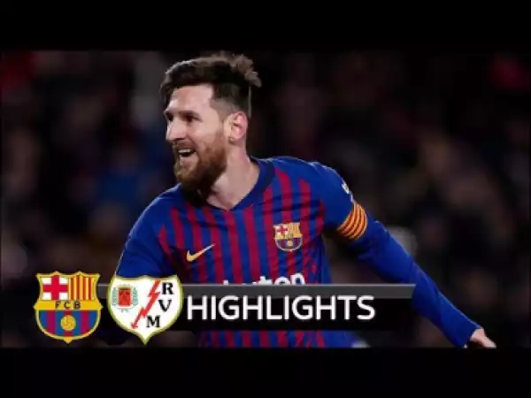 Barcelona 3 - 1 Rayo Vallecano (Mar-09-2019) La Liga Highlights